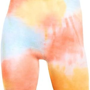 MAXXIM Workout Biker Shorts for Women Seamless Scrunch Tie Dye Short Gym Yoga Running Sport Active Exercise Fitness Shorts