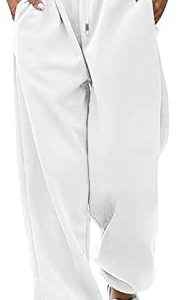 DUOWEI Plus Size Knit Pants for Women Women Cargo Pants Casual High Waist Jogger Pants Loose Outdoor Twill Cotton Yoga