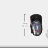 McGuire-Nicholas 30511-1 Pro Hinge Floor Walker Gel Gripper Protective Work Knee Pads, Non-Marring Knee Pads for Flooring, Construction, Painting, Welding, Plumbing Black/Clear - Image 3