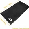 CyclingDeal Bike Bicycle Trainer Floor Mat - Suits Ergo Mag Fluid for Indoor Cycles Stepper Compatible with Indoor Bikes - Floor Thick Mats for Exercise Equipment - Gym Flooring - Image 2