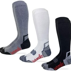Wrangler Mens Ultra Dri Compression Tall Boot Socks 3 Pair Pack