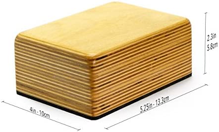 Karel Woodcraft Striped Handstand Blocks (2 Solid Non-Slip Wooden Blocks) - Image 3