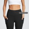 BALEAF 7/8 Workout Athletic Leggings for Women High Waist Soft Yoga Running Petite Ankle Pants with Deep Pockets - Image 4