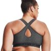Under Armour Women's Crossback Mid-Impact Heather Sports Bra - Image 3
