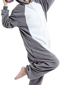 Spooktacular Creations Unisex Adult Pajama Plush Onesie One Piece Elephant Animal Costume