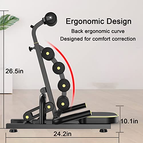 GeeJery Pilates Spine Corrector Supporters - 2 in 1 Headstand Bench Yoga Chair for Inversions and Relaxation - Pilates Arc Equipment for Spine Health, Balance and Stretching - Image 7