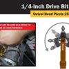 Titan - 1/4 In. Aluminum Swivel Head Micro Bit Driver (11323) - Image 7