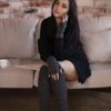Wool Leg Warmers for Women Thigh High Socks Knitted Stockings Warm and Long Footless Cable Knit Crochet Warmers - Image 2
