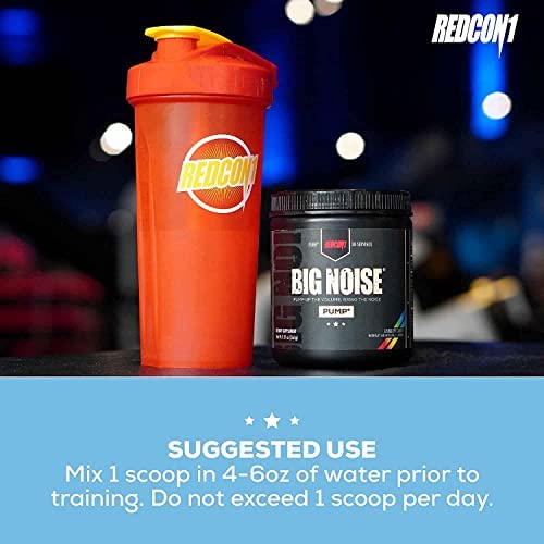 REDCON1 Big Noise Non-Stim Preworkout, Rainbow Candy - Caffeine Free Pre Workout - Vegan, Keto Friendly Supplement with Acetyl L-Carnitine & Betaine Anhydrous for Focus + Endurance (30 Servings) - Image 4