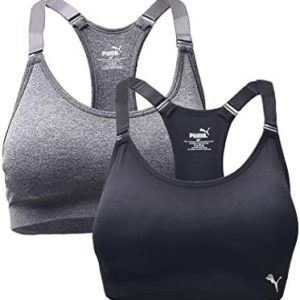 PUMA Women's Seamless Sports Bra with Removable Cups