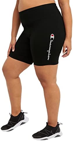 Champion Plus Size Authentic Bike Shorts, Women’s Bike Shorts, Cotton Bike Shorts, 8" - Image 2