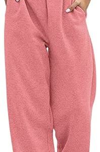 DUOWEI Waist Pocket Women Cargo Pants Casual High Waist Jogger Pant Loose Outdoor Twill Trousers Sweatpants Stretch is