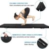 6ft x 2ft with 2 inch Thick Workout Mats Tri-Fold Gymnastics Mat Yoga Exercise Folding Mat for Home Gym, Gymnastic, Martial Arts, Portable Easy Carry with Hand Buckle - Image 5