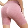 Ama Larsi Women's 3 Piece Workout Yoga Shorts Seamless Booty Biker Shorts High Waisted Running Athletic Leggings - Image 2
