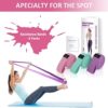 Resistance Bands Exercise Workout Bands Set for Women and Men, 5 Pcs Fitness Bands, Gym Stretch Bands with Instruction Guide and Carry Bag - Image 8