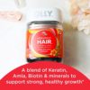 OLLY Heavenly Hair Gummies, Supports Strong Healthy Hair Growth, Keratin, Biotin, Amla, Grapefruit Flavor, 30 Day Supply - 60 Count - Image 2