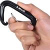 B-Mardi 12KN Lightweight Heavy Duty Locking Carabiner Clips,Aluminium Wiregate Caribeaners for Hammocks,Camping, Outdoor and Gym etc,Hiking & Utility - Image 5