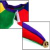 Tigerdoe Jester Costume - Hat and Collar and Wand - Jester Clown Costume - King's Jester - 3 Pc Set Blue - Image 5