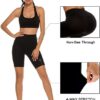 THE STRENGTH Biker Shorts for Women with Pockets, Tummy Control, High Waisted and Yoga Shorts for Women (as1, Alpha, l, Regular, Short, Standard) Black - Image 4