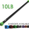 Yes4All Weighted Workout Bar - 10lb + Resistance Loop Bands - Image 2