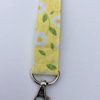 Yellow Daisy Lanyard Keychain ID Badge Key Keeper Camera Strap White Floral - Image 2