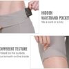 BALEAF Women's Ribbed Biker Shorts High Waisted Compression Long Shorts Yoga Workout Running Bermuda Shorts with Pockets - Image 4