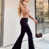 HEGALY Women's Flare Yoga Pants - Crossover Flare Leggings High Waisted Bootcut Sweatpants - Image 7