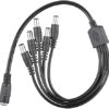 J-ZMQER DC 5 Way Guitar Effect Pedal Daisy Chain Power Supply Cable Splitter Compatible with Boss - Image 3