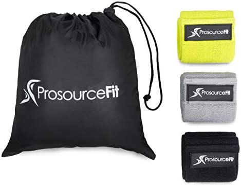 ProsourceFit Fabric Loop Resistance Bands Set with Anti-Slip Grip, Mini Workout Bands for Fitness Training to Tone Legs, Glutes and Booty - Image 3