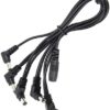 1 to 5 Cable Daisy Chain, Cable Adapter Daisy Chain Power Cable, Suitable for Electric Guitar, Electric Bass, Guitar Pedal Effect - Image 6