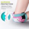 OutdoorMaster Teenagers/kids Elbow Pads and Knee Pads for Kids - 6-In-1 Set for Protective Gear Sets with Youth Shin Guards and Wrist Straps for Kids Bike and Kids Skateboard etc - Image 2