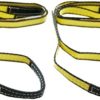 1" x 14 ft Web Lifting Sling Tow Strap 1-Ply EE1-901 Eye & Eye (2 Pack) | Poly Synthetic | Choker Tagged & Rated | Professional Quality - Image 2