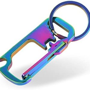 DS. DISTINCTIVE STYLE Key Ring Carabiner Keychain Multitool Hook Clip Cool Keychain for Men