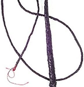 Loftus International Star Power Loud Crack Genuine Leather Bullwhip Black 6' Novelty Item