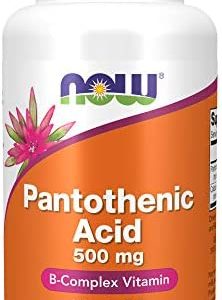 NOW Supplements, Pantothenic Acid (Vitamin B-5) 500 mg, B-Complex Vitamin, 100 Capsules