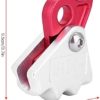 Alomejor Climbing Stop Descender 15KN Self-Braking Stop Descender for Rope Rescue Descender Ring Climbing Gear Safety Rock Climbing Tree Arborist Caving Rope Grab - Image 9