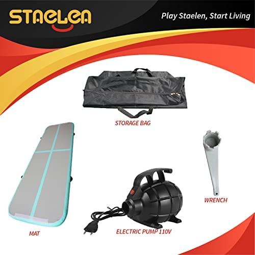 Inflate 10 Feet Training Tumbling Mat,The 4-Inch Thick Inflatable Yoga Mat For The Home,For Family/Training/Cheerleading/Yoga/Water Sports - Image 3