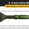 Titan - 1/4 In. Aluminum Swivel Head Micro Bit Driver (11325) - Image 4