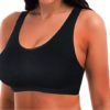 KINYAOYAO Women's Plus Size High Impact Seamless Racerback Padded Bra Yoga Bra - Image 4