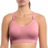 PUMA Womens Removable Cups Racerback Sports Bra 2 Pack Pink/White - Image 2