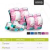 OutdoorMaster Teenagers/kids Elbow Pads and Knee Pads for Kids - 6-In-1 Set for Protective Gear Sets with Youth Shin Guards and Wrist Straps for Kids Bike and Kids Skateboard etc - Image 5