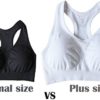 KINYAOYAO Women's Plus Size High Impact Seamless Racerback Padded Bra Yoga Bra - Image 5
