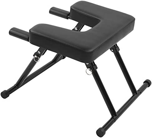 Kadimendium Yoga Training Equipment Head and Neck Protective Design Yoga Inversion Chair for Shaping Body Relieve Fatigue Promote Sleep/Blood Circulation