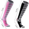 Ski Socks Women Men, 3 Pair Extra Thick Warm Snow Winter Skiing Socks Long Knee High Snow Snowboarding Skiing Socks - Image 6