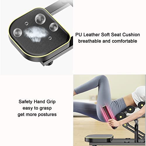 GeeJery Pilates Spine Corrector Supporters - 2 in 1 Headstand Bench Yoga Chair for Inversions and Relaxation - Pilates Arc Equipment for Spine Health, Balance and Stretching - Image 4