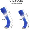OWUH Soccer Baseball Socks for Youth Men and Women Multi-Sport Over the Calf Softball Socks - Image 6