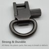 AOOK Sling Swivels Mounts for Rifle and Shotgun, Heavy Duty Sling Attachments Clips - Image 2