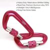 Outmate Hammock Carabiner Clip,12kN 7075 Aluminium Alloy Carabiners,Heavy Duty Clips 2645lbs/1200kg,Perfect Gear for Hammocks Camping Hiking Keyring and Utility - Image 2