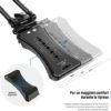 Neewer Universal Camera Shoulder Mount, Aluminum Alloy Camera Shoulder Rig, Video Filmmaking System with Movable Shoulder Pad, 15mm Rod, 1/4" 3/8" QR Plate for DSLR Mirrorless Camera Camcorder - ST34 - Image 5