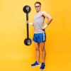 2 PCS Giant Inflatable Dumbbell Barbell - Carnival Circus Birthday/Halloween/Strongman Party Decorations Supplies Fake Weights Cosplay Props - Blow Up Costume Photo Booth Props Accessory - Image 4